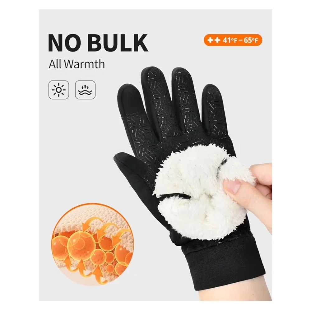 Kids Winter Thermal Touchscreen Gloves Youth Large Waterproof Anti-Slip NEW ❄️🧤